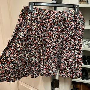 Floral skater skirt